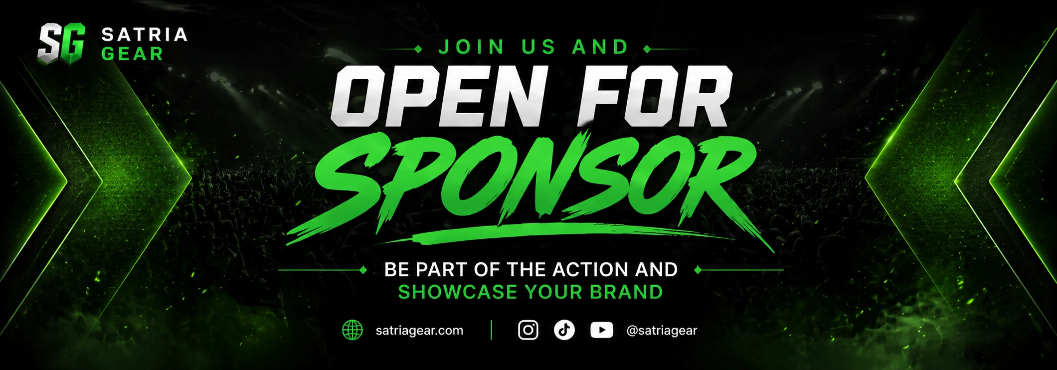 Banner Satria Tournament pembuka pendaftaran season 01